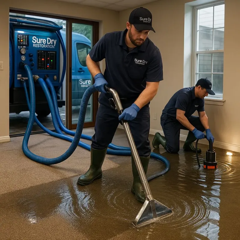 Water Extraction and Removal process in Heritage Lake, IN